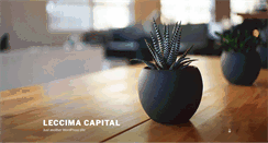 Desktop Screenshot of leccimacapital.com
